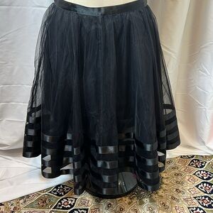 Vintage Armani Tulle and Ribbon Skirt Size 10 (30” waist)